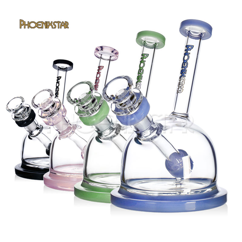 7 Inches New Mini Rig Wig Wag Glass Pipe Shisha Oil Rig Glass Bubbler Glass Water Pipe Wholesale Smoking Accessories