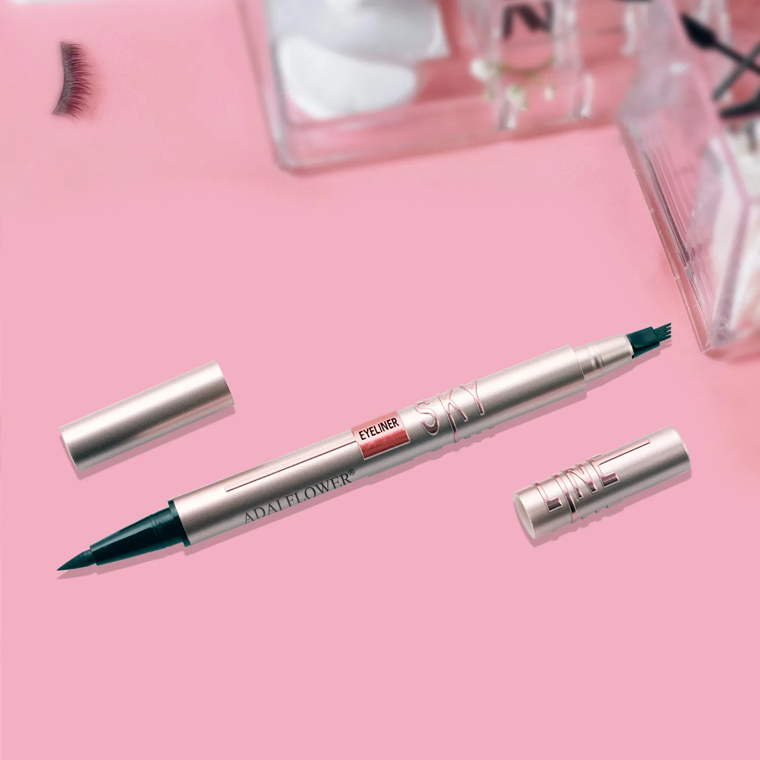 Best Waterproof Smudge Proof Long Lasting Brown Black Liquid Eyebrow Pencil Eyeliner