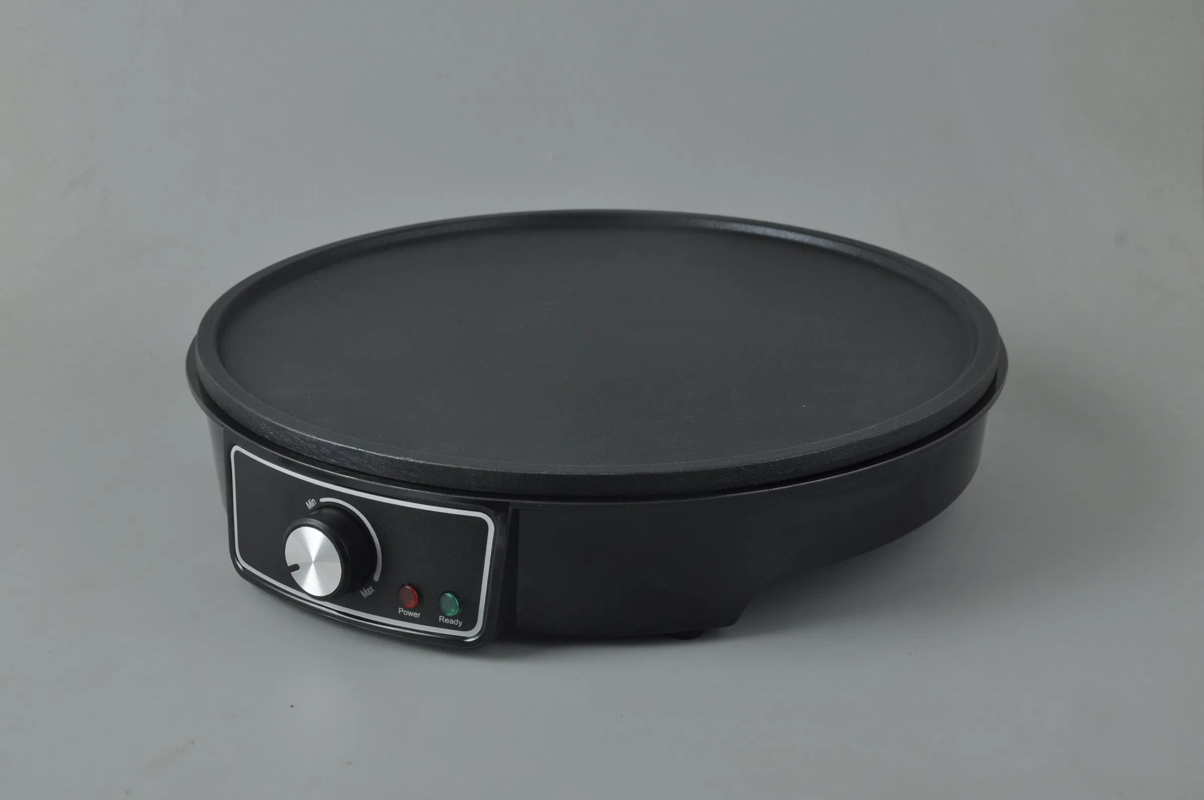 Electric Crepe Maker & Griddle Cooktop - Nonstick 12 Inch Aluminum Hot Plate with LED Indicator Lights & Adjustable Temperature Control