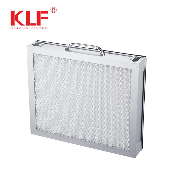 High Efficiency Aluminum Frame HEPA Panel Filter Air Purifier