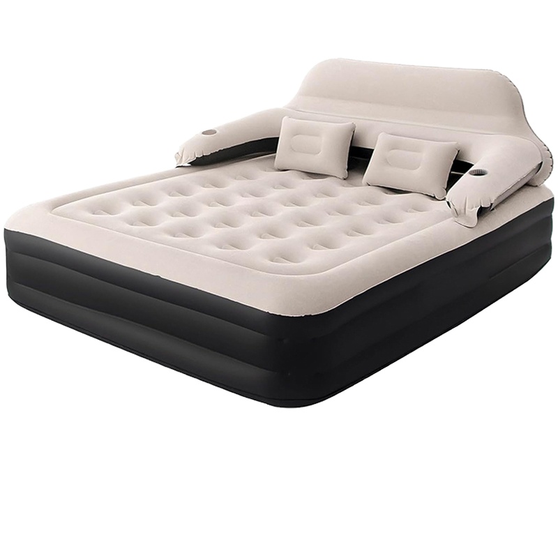 Кровать надувная двуспальная со встроенным насосом 2025