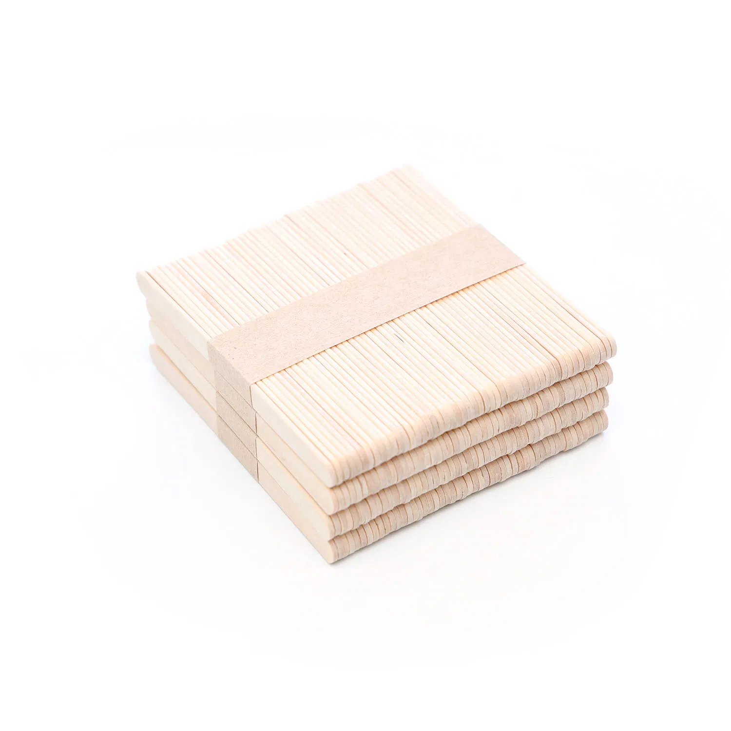 Custom Popsicle Spoon Disposable Food Grade Wooden Round Ice Cream Stick