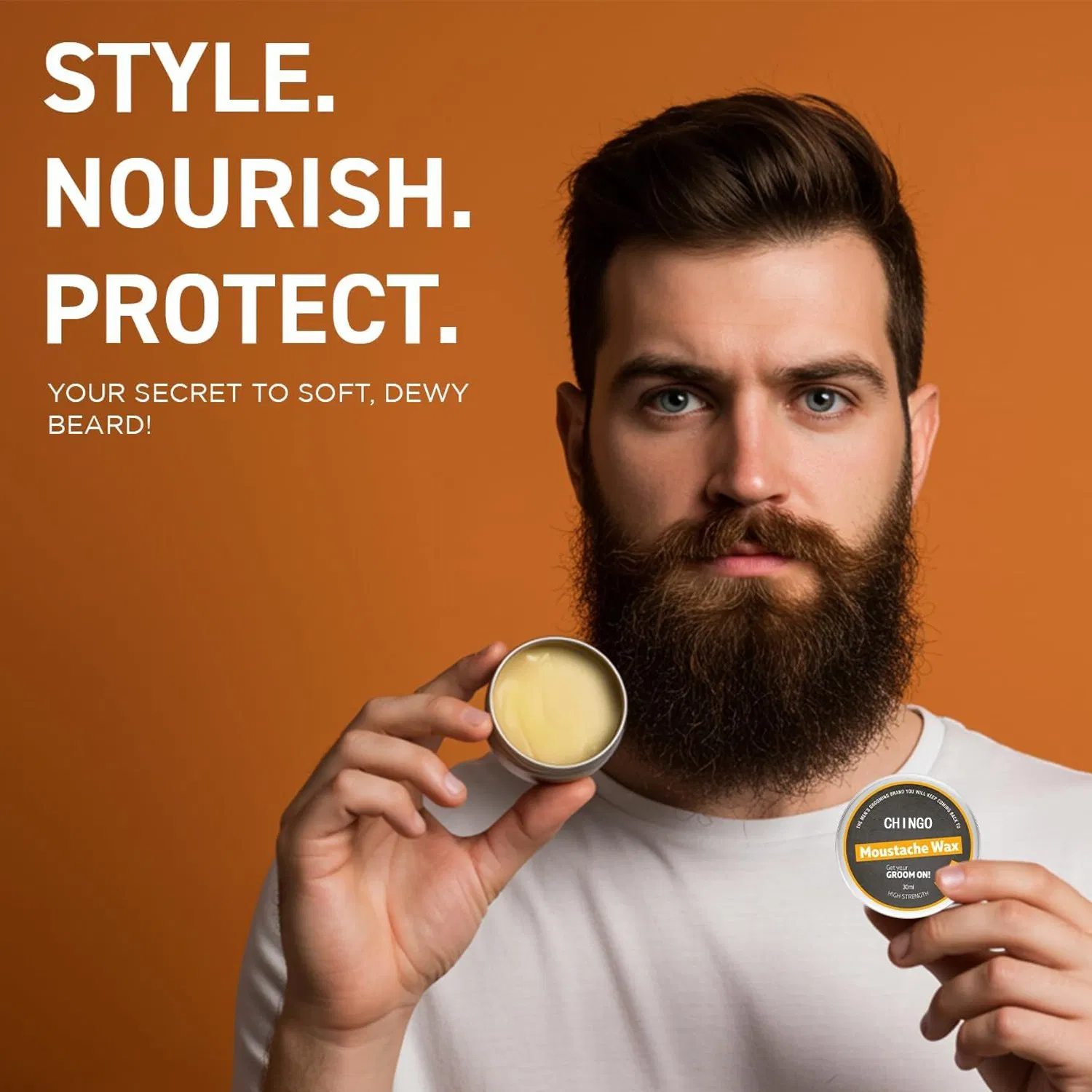 Ultra-Nourishing Fast-Absorbing Growth Balm to Transform Thin Patchy Facial Hair