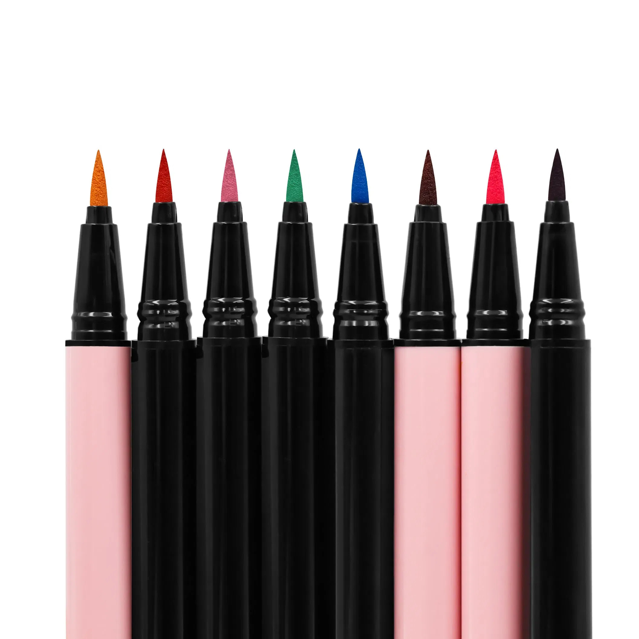 Wholesale High Quality Long Lasting Waterproof Smooth Liquid Matte Eye Liner Private Label Logo Single Color Black Eyeliner