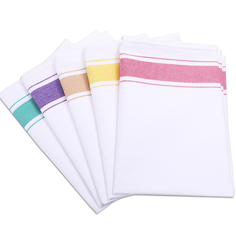 Esun Super Absorbent Pure Cotton Thicken Glass Cup Cleaning Cloth Tea Towel