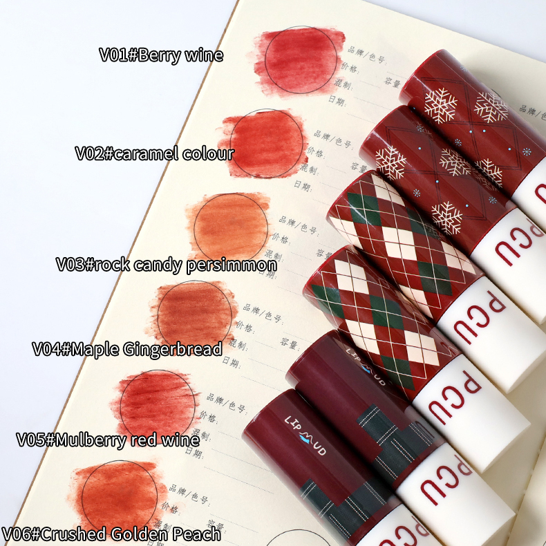 Lasting Waterproof Velvet Matte Cute Silky Lip Mud Christmas Gift Makeup Lipgloss