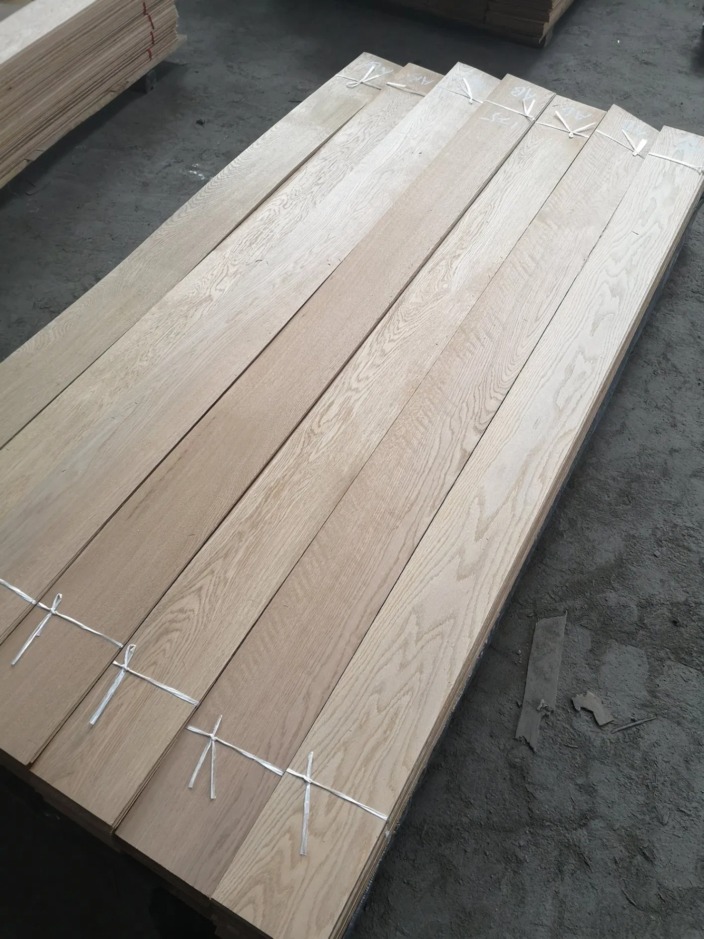 6.0mm Teak Oak Walnut Toplayer Flooring Lamella / Veneer for Engineered Floor