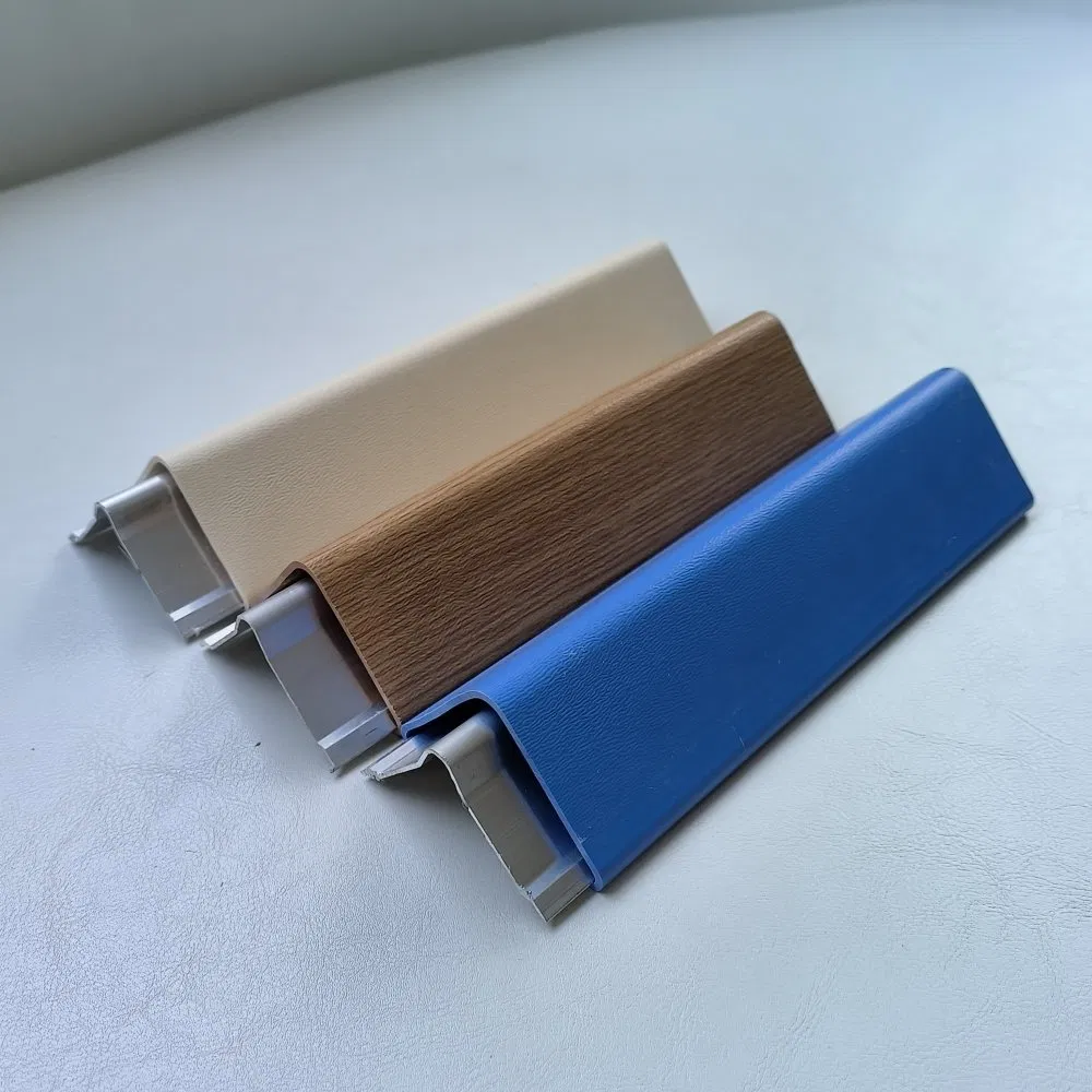 Wood Grain Aluminium and PVC Wall Corner Protector