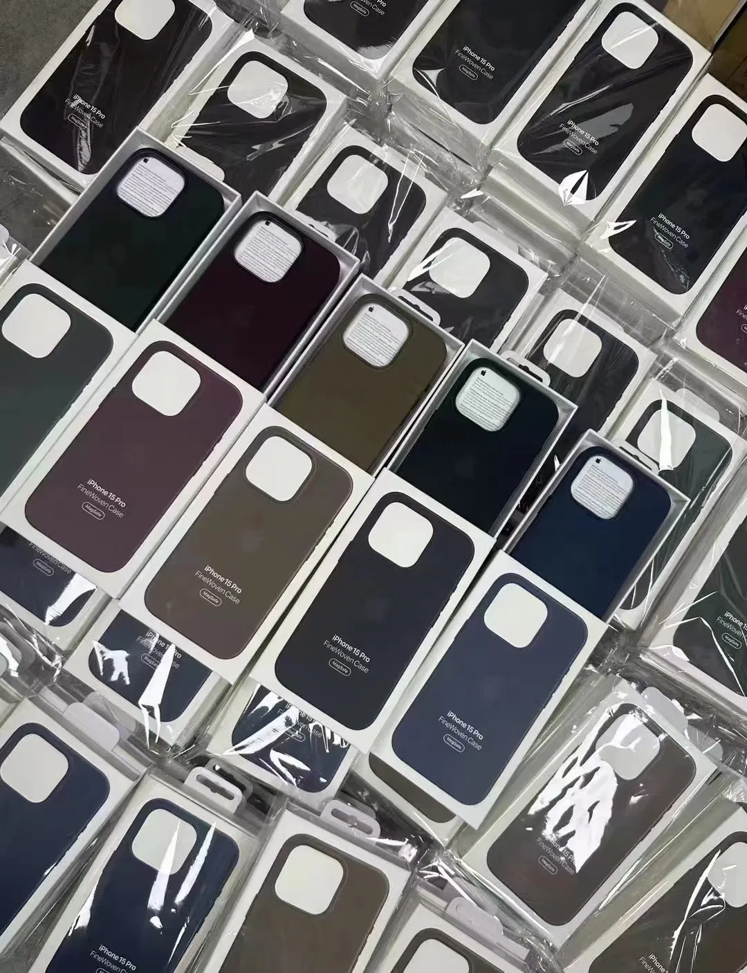 Magsafe PU with Pop up Window Phone Leather Case for IP15