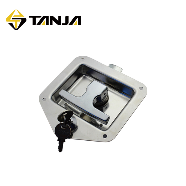 Sheet Stamping SS304 Paddle T Handle Lock Specially Vehicles Latch for Trailer Truck Door Lock