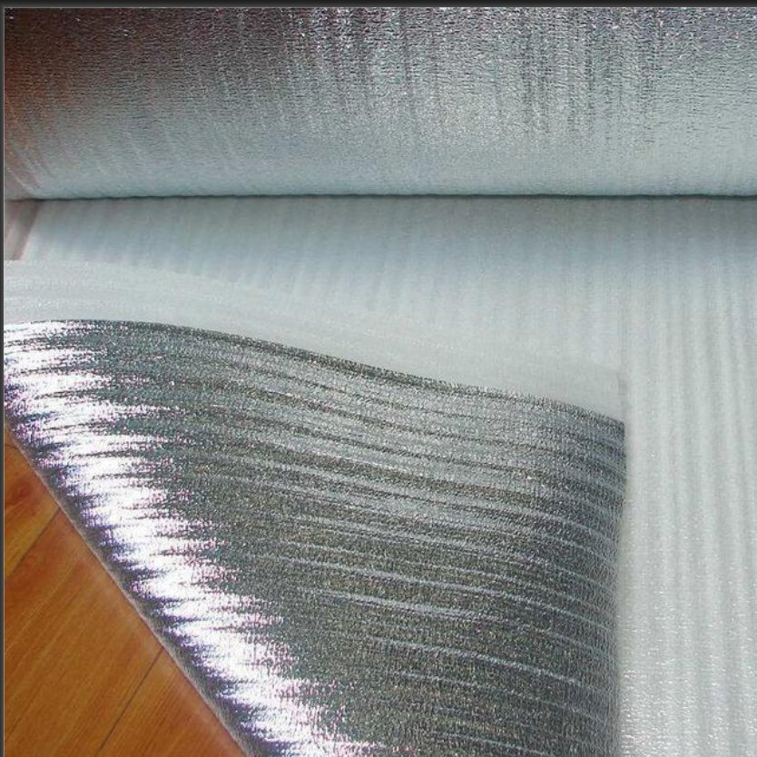 Quick Install Protective Underlay Foam White aluminum Layer Underlayment
