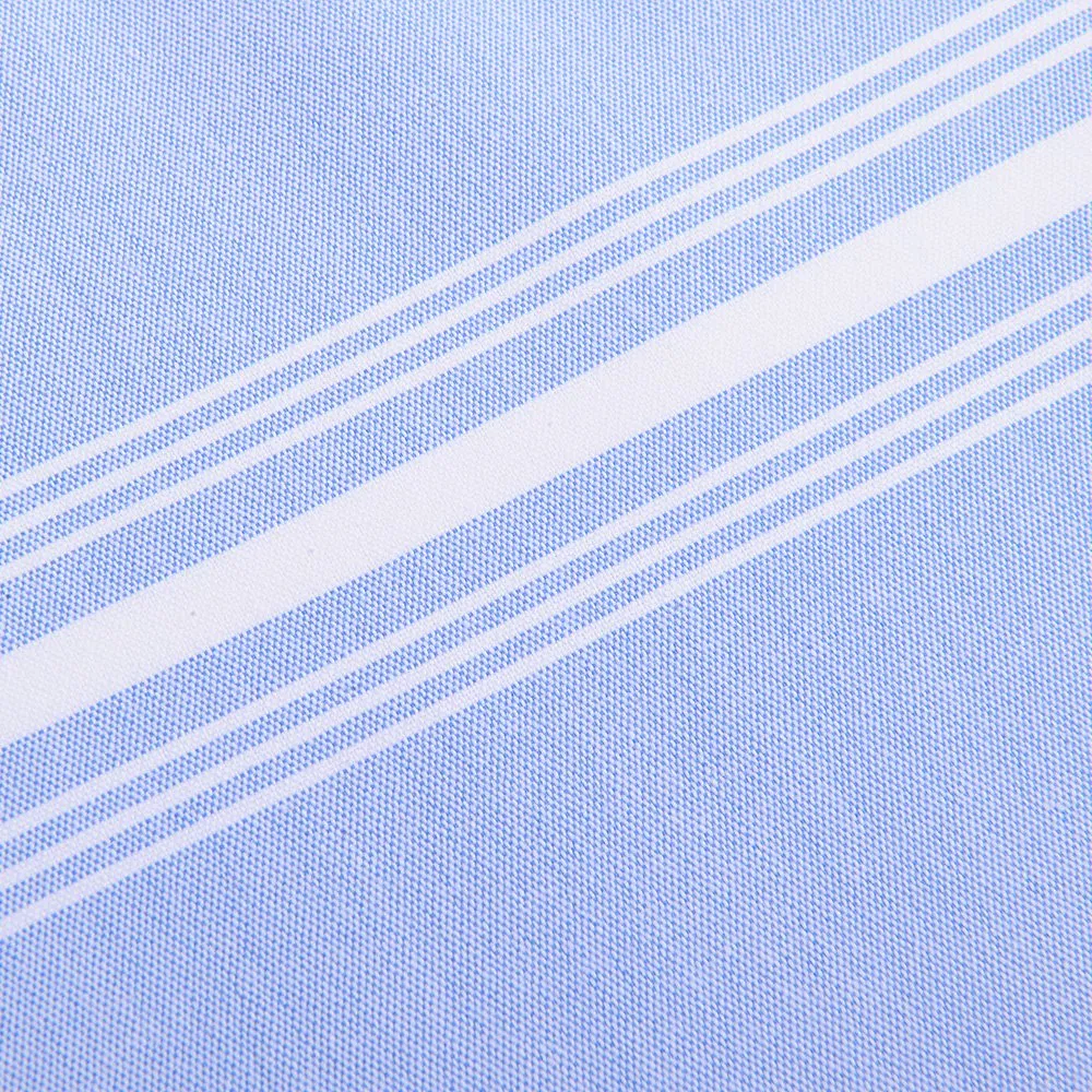 Blue Restaurant Hotel Dinner Custom Napkin Wedding Polyester Chambray Bistro Napkin