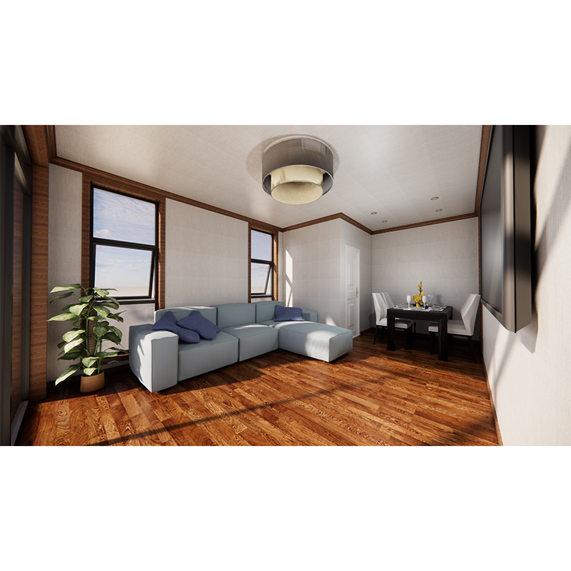Low Cost Customized Prefabricated/Prefab Steel Structure Container House/Home/Office/Hotel with Bedroom/Kitchen/Bathroom/Living Room/Toilet