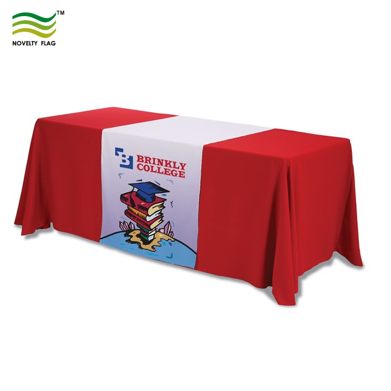 Custom Advertising Trade Show Event Table Cloth Runner