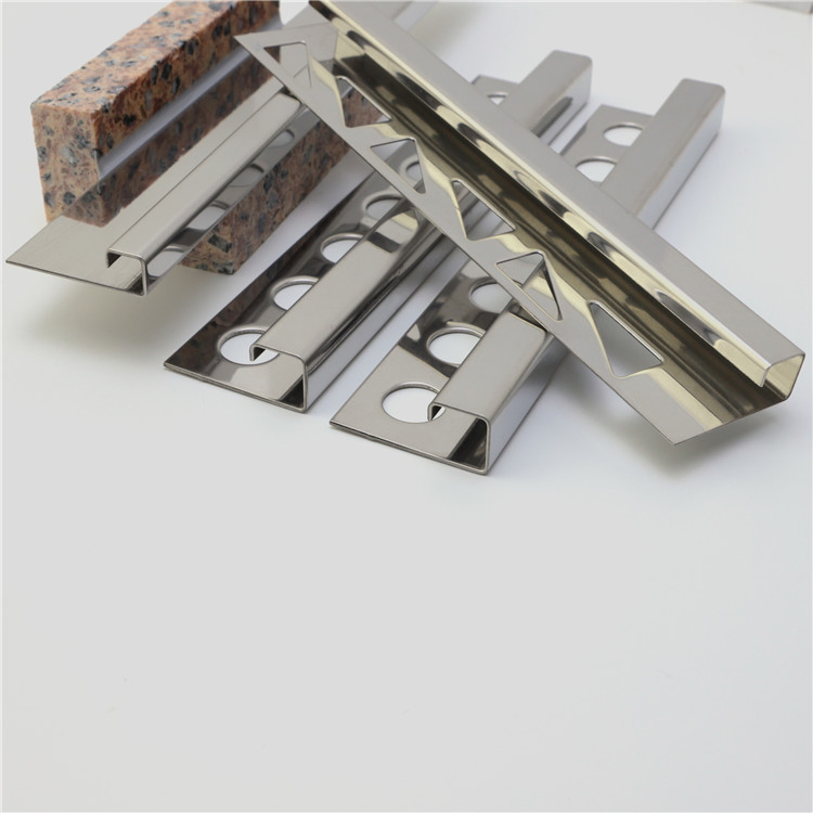 Niuyuan Metal Stainless Steel Tile Trim, Stainless Steel Ceramic Tile Trim, Corner Edge Tile Trim