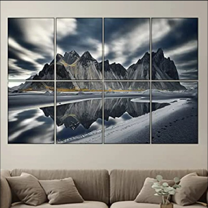 Customizable Stylish Wall Painting Panel High-Quality Home Decor Acoustical Panels for Sound Absorption and Art