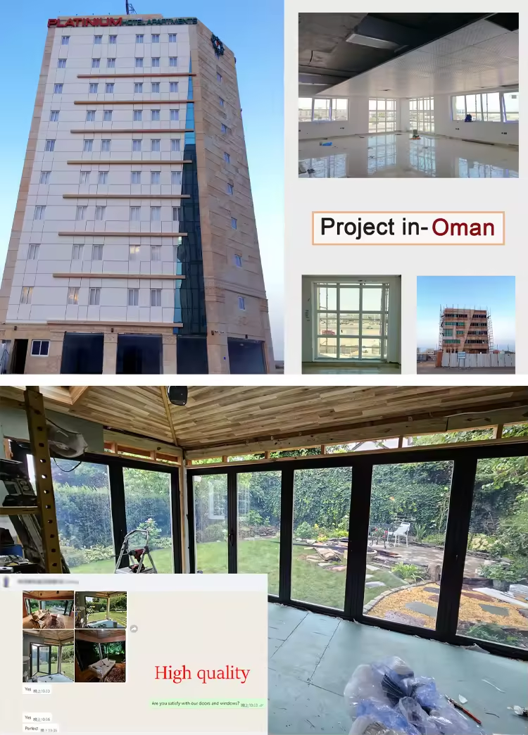 European Design UPVC House Double Glazing PVC Window Casement Windows