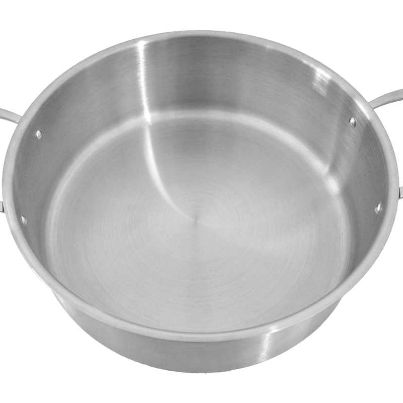 Classic Style High Sided High Capacity Durable Construction Stainless Steel Soup Pot