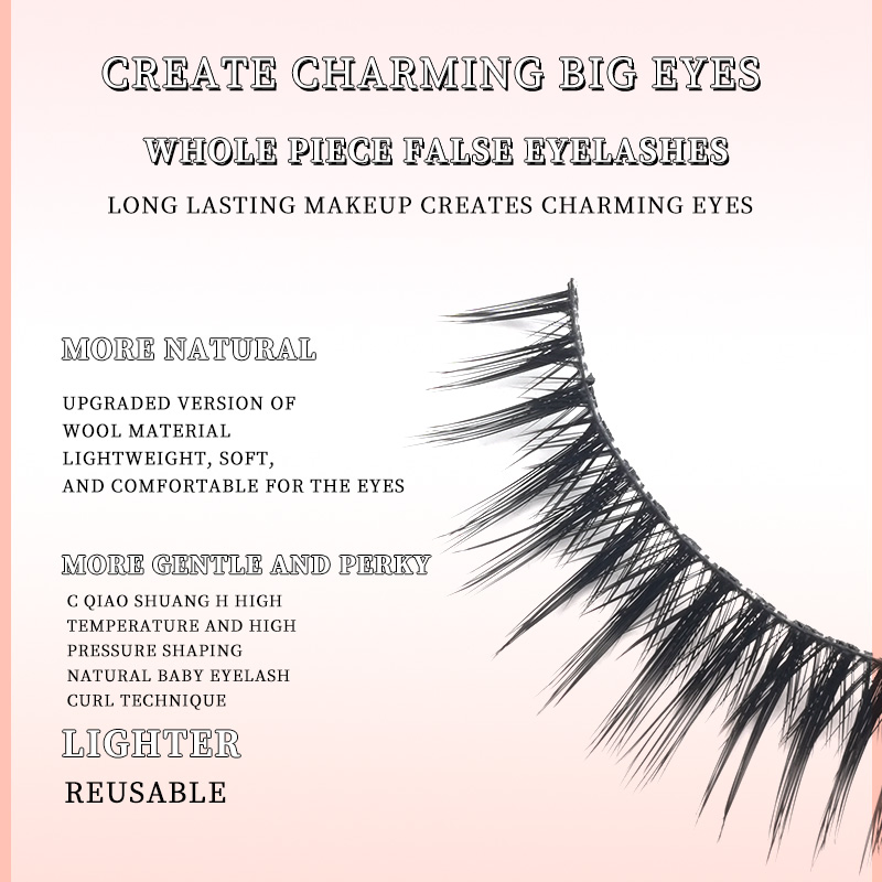 Dazzling Volume False Eyelashes for Everyday Glamour Looks