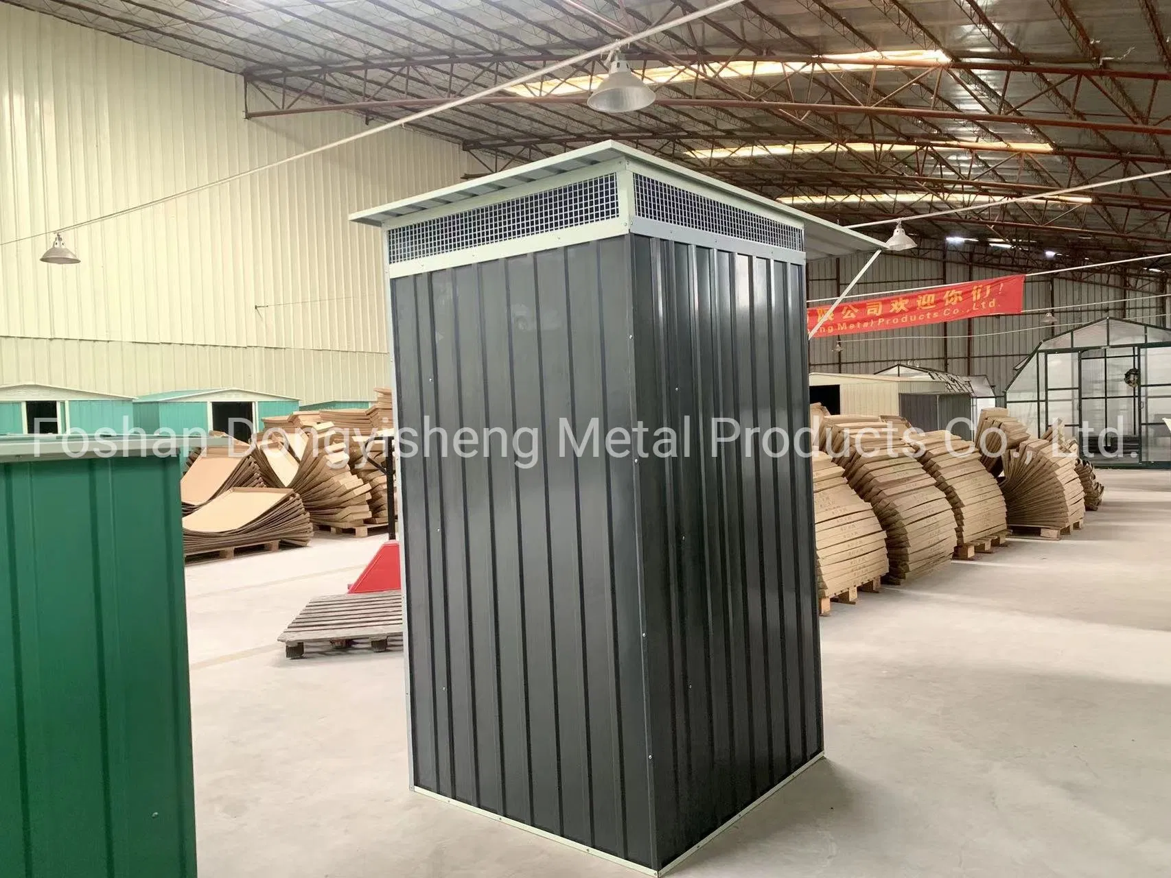 Metal Shed Garden Shed Metal Cabin with Net Ventilation Ks108108203