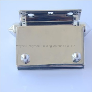 Stainless Steel Heavy Duty Self Close Glass Door Hinge Glass to Round Post Glass Hinge VH2009