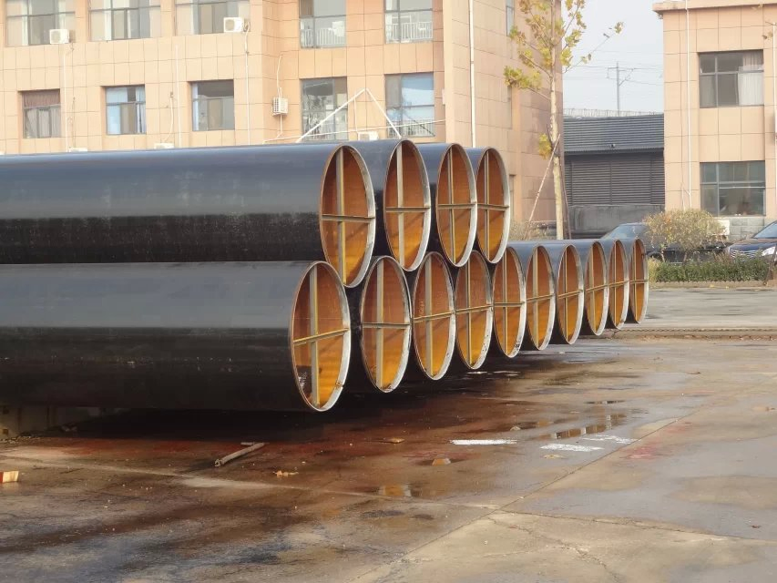 Large Diameter Black Spiral Welded Carbon Steel Pipe