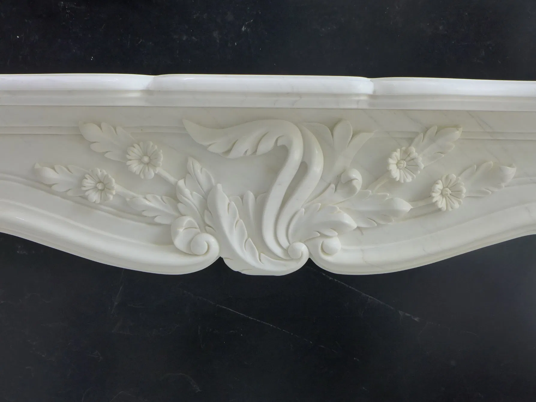 Marble Fireplace Surround French Style for Indoo