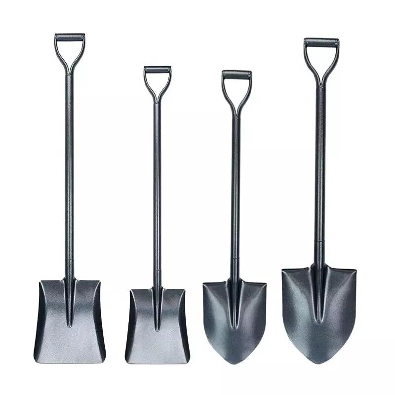 Factory Wholesale Shovel Outdoor Household Steel Shovel Metal Handle Agriculture Shovel