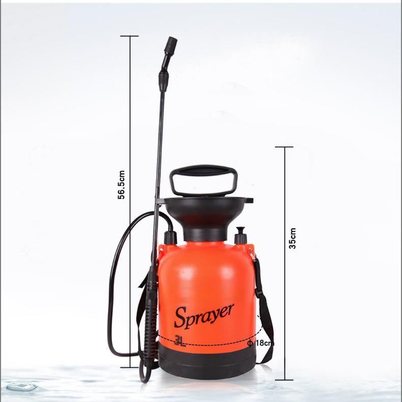 Portable Pressure Sprayer Bottle for Cleaning, Gardening, and Car Wash Shoulder Carry Plastic Pump Mister