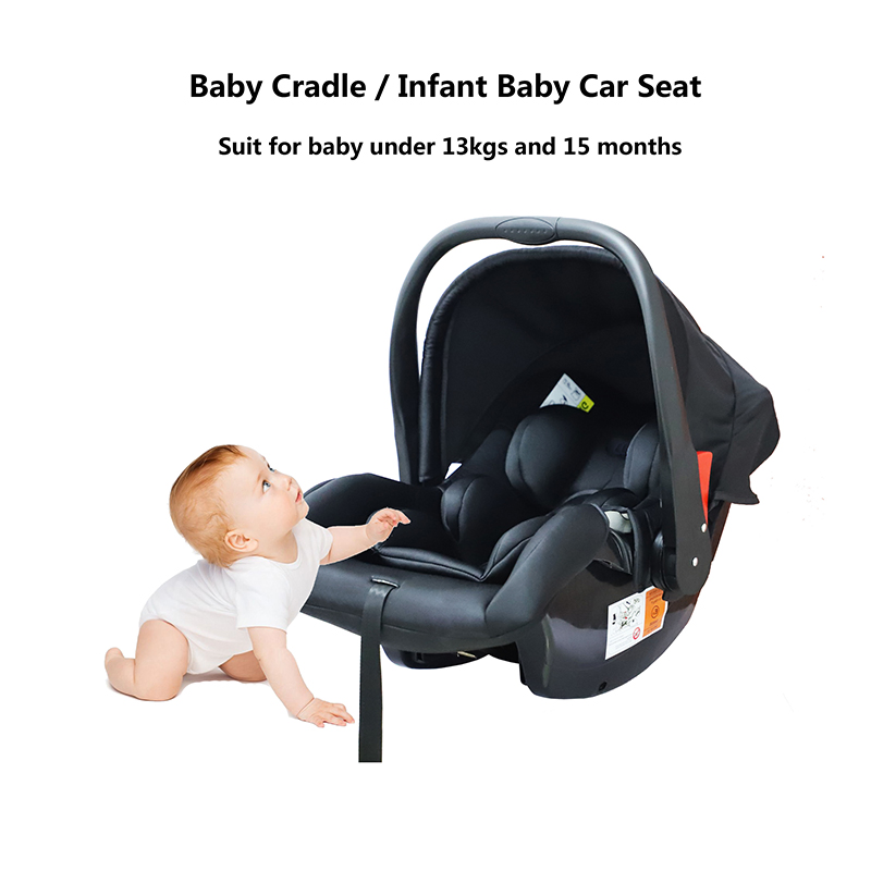 Baby Products Black Handle Adjustable Infant Car Seat Carrier