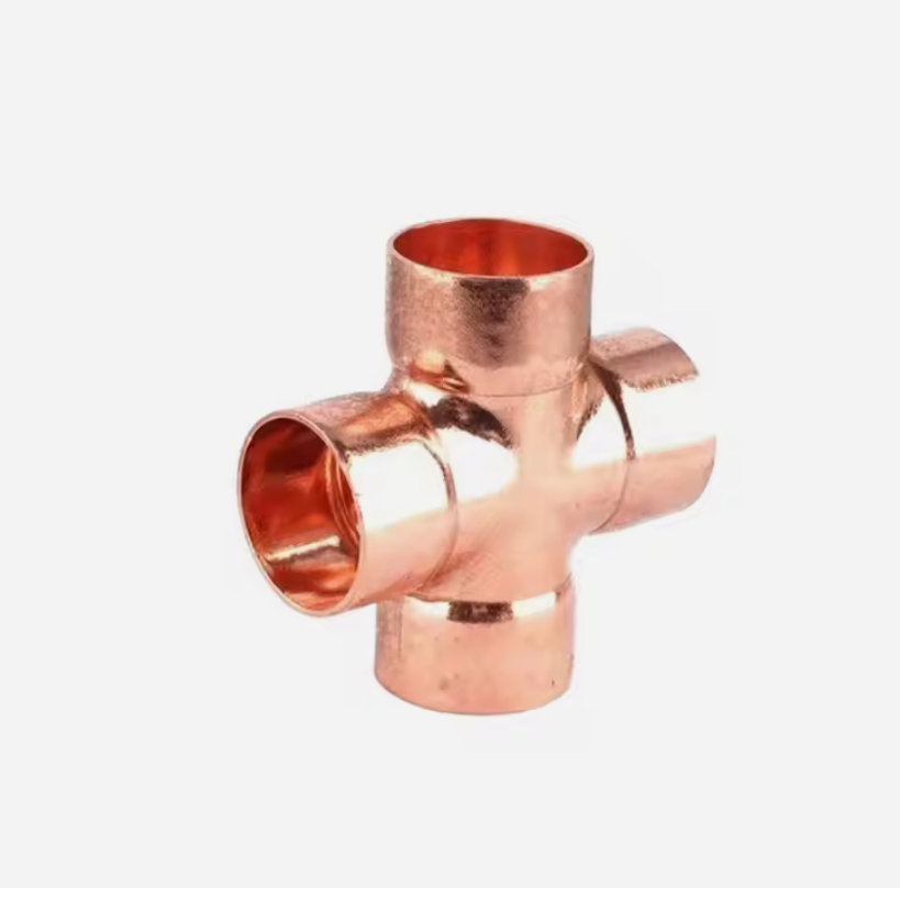 Refrigeration Parts Copper Pipe Fitting Distribute Connector Cxc Copper Pipes Fittings Tube
