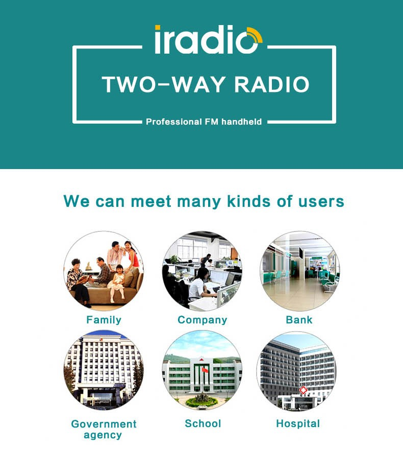 UV2520 Analog Car Radio Moble Radio Iradio Walkie Talkie with GPS