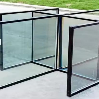 Building Industrial Hollow Glass Good Heat Insulation Hollow Glass for Building for Greenhouse Kitchen Hotel Decorations