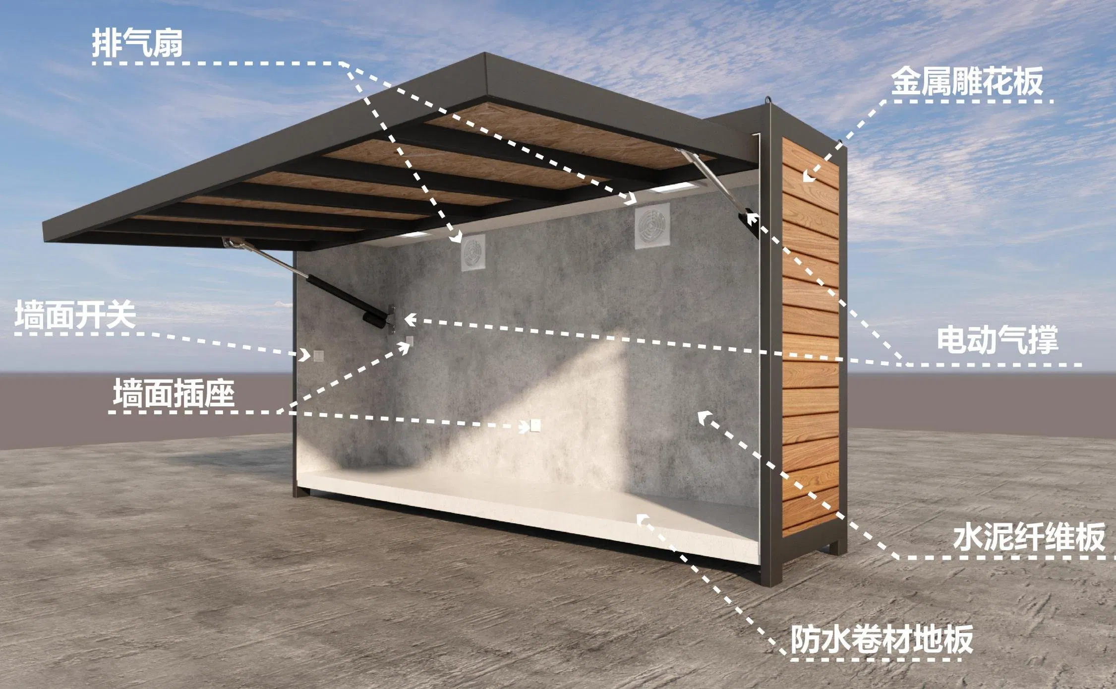All Stainless Steel Outdoor Kitchen Cabinets|Integrated Sink and Professional Grill Position|Waterproof and Oil-Proof and Easy to Clean