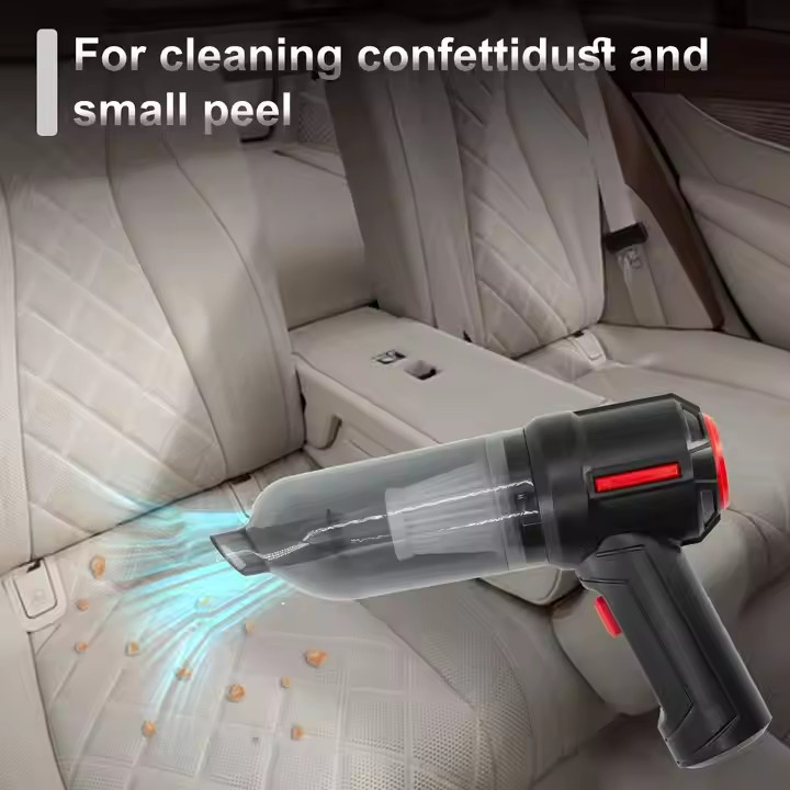 Portable High Power Vacuum Cleaner Small Handheld Wireless Car Mounted Wet and Dry Mini Vacuum Cleaner