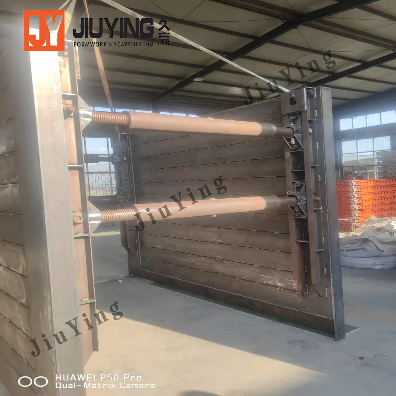 Stylish Orange Red Trench Box Featuring Q355 Custom Frame