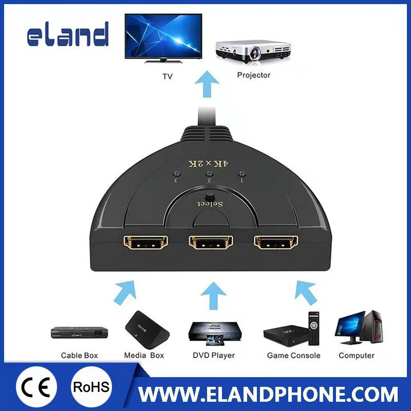 High Definition HDMI Switch 4K*2K, 3 Ports Switcher