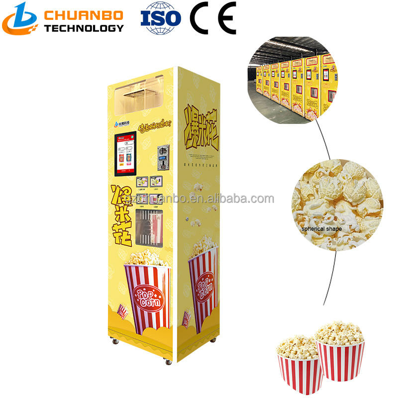 New Design Easy Operate Electric Commercial Popcorn Vending Machine for Hotel