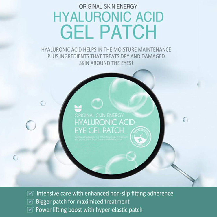 OEM Hyaluronic Acid Treatment Wrinkle Dark Circles Collagen Patches Eye Mask