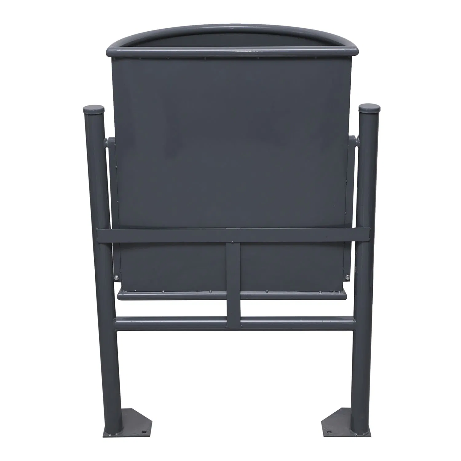 Уличная металлическая урна DEKO, стальная, круглая