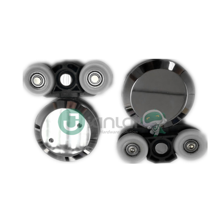 Toughened Glass Door Hanging Wheel Sliding Hardware Stainless Steel Roller