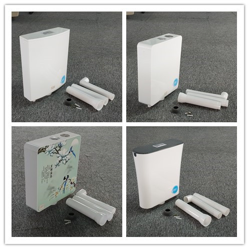 Gravity Flushing Water Saving Squatting Pan Toilet Cistern Cheap Price PP Cistern Toilet Flush Tank