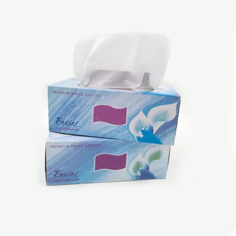 White/Unbleached Highly Absorbent Organic Bamboo Facial Tissue Paper with Good Service