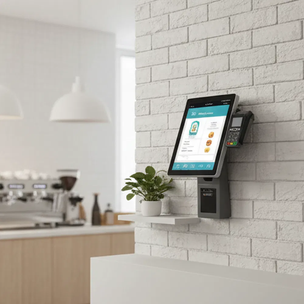 Large Chain Self Service Ordering Kiosk for Enhanced Customer Service