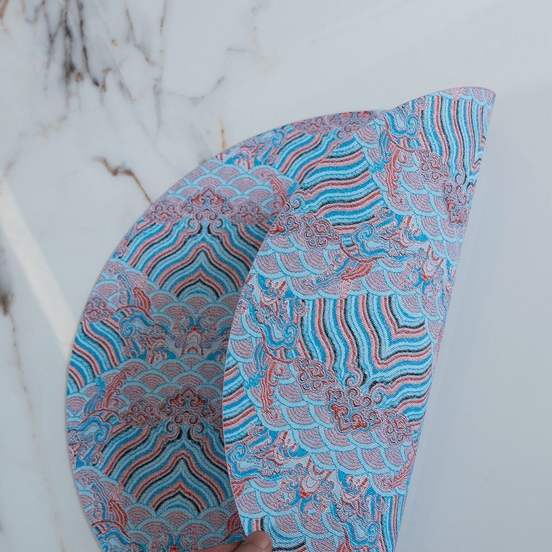 PVC Leather Placemat Non-Slip Oil-Proof Heat-Resistant Dining Tableware Washable Table Mat Pad