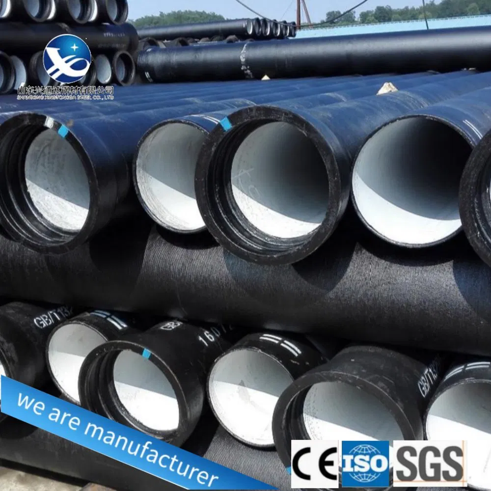 DN150 DN250 Ductile Iron Pipe En545 400mm C25 Big Diameter Pn40