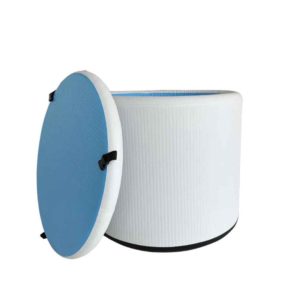 Складная надувная ванна для ледяной воды круглая