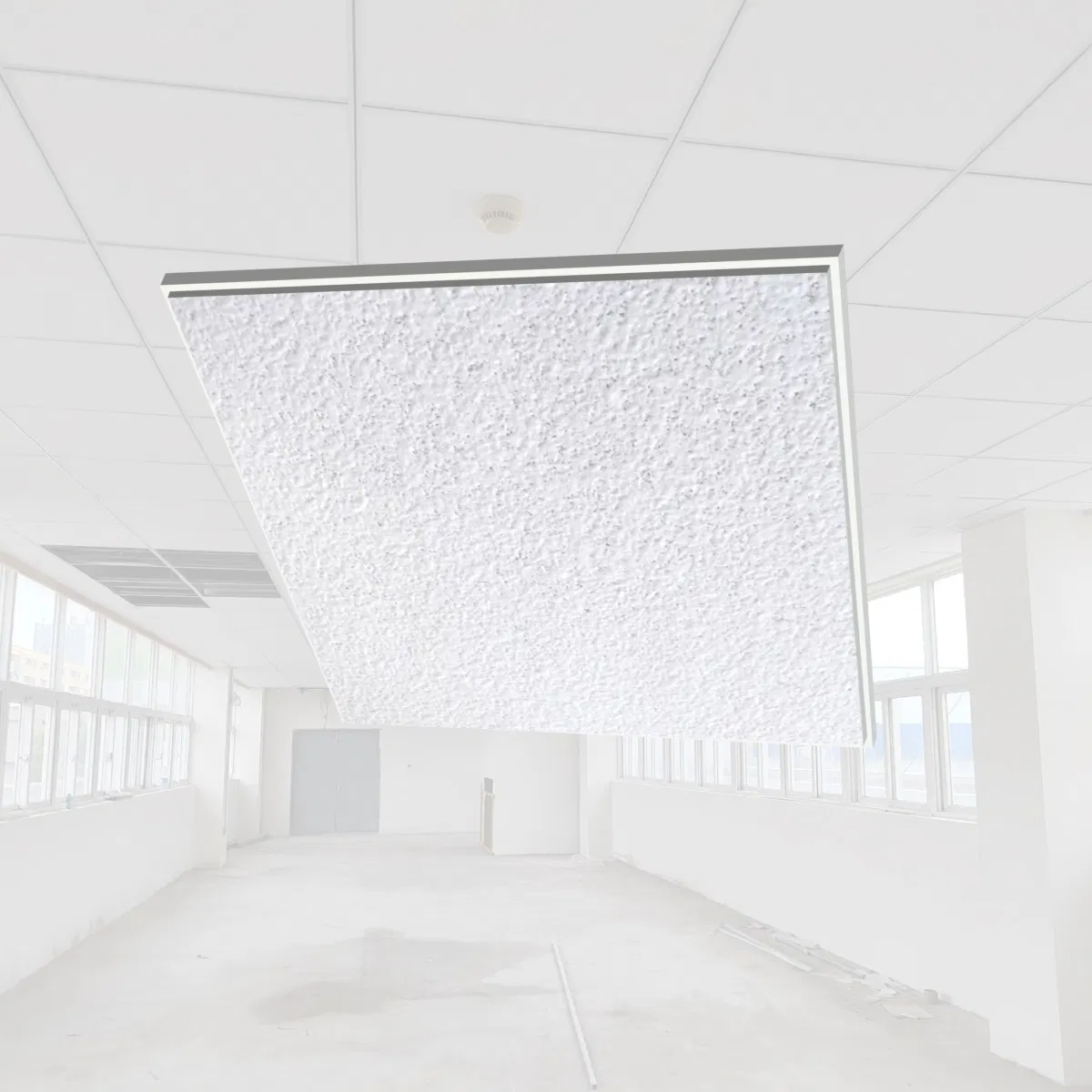 Suspended Ceiling Gird System and Sound-Absorbing Ceiling