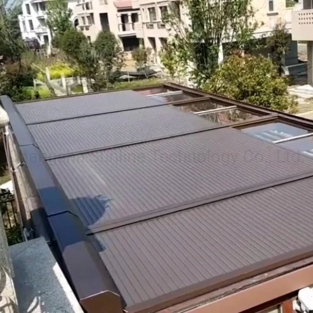 Sun Shading Roof Horizontal Aluminum Rolling Shade Roller Shutter