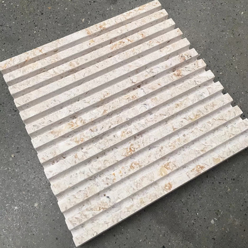 Yellow Cream Limestone Tile Outdoor Flooring